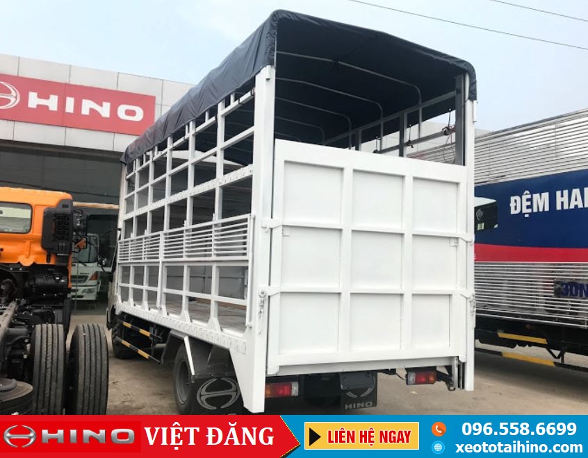 THÙNG XE CHỞ XE MÁY HINO XZU720L